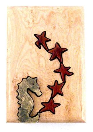 Seahorse Star Dancer Key Puzzle Box - Boxology