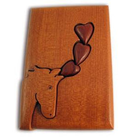 Horse Head & Hearts Key Puzzle Box - Boxology