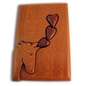 Horse Head & Hearts Key Puzzle Box - Boxology