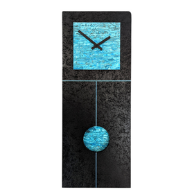 Jane 30 Pendulum Clock - Black & Verdigris