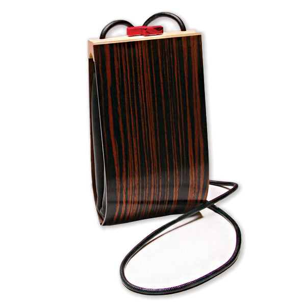 "Alcea" Minaudiere - Macassar Ebony