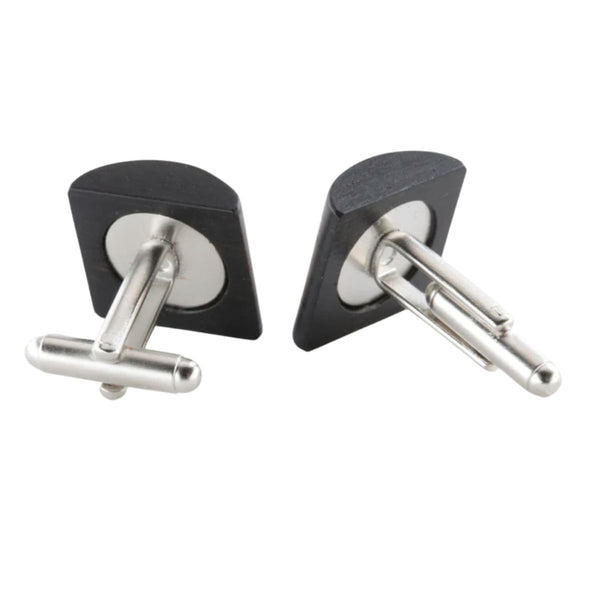 Cuff Link Wood Dome