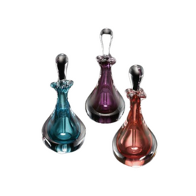 Teardrop Art Glass Perfume Bottle