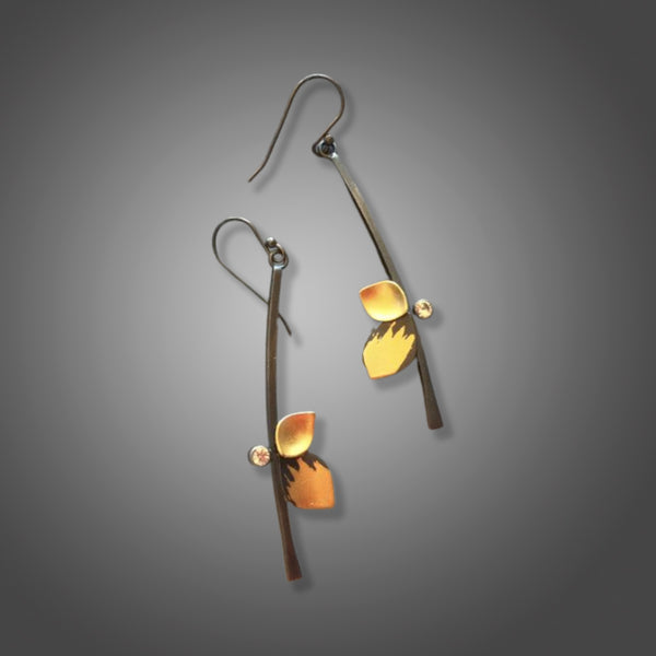 White Berry Earrings