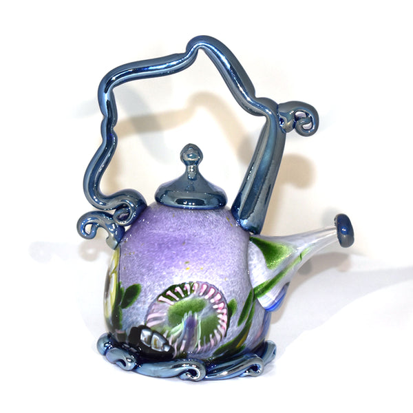 Teapot Sculpture - Purple & Blue