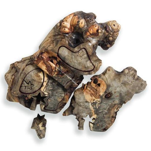 Buckeye Natural Edge Shooting Star Abstract Key Puzzle Box - Boxology