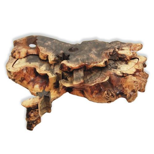 Buckeye Natural Edge Shooting Star Key Puzzle Box - Boxology