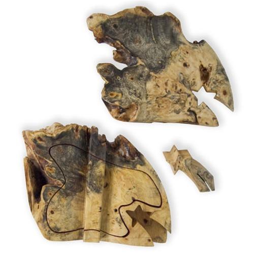 Buckeye Natural Edge Shooting Star Key Puzzle Box - Boxology