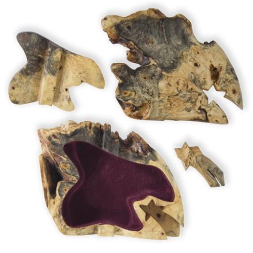 Buckeye Natural Edge Shooting Star Key Puzzle Box - Boxology