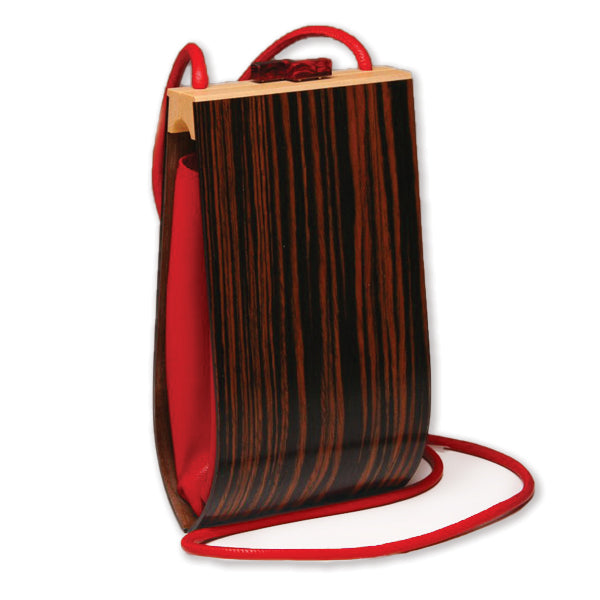 "Alcea" Minaudiere - Macassar Ebony