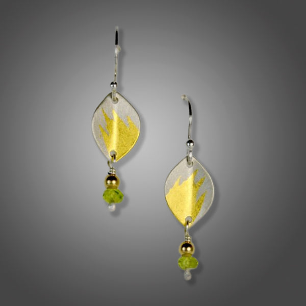 Small Drop with Peridot Earrings