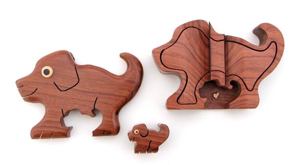 Wooden Pet Puzzle – BouBoo Dog