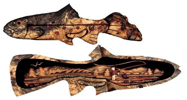 Gone Fishing Trout Puzzle Box - Boxology