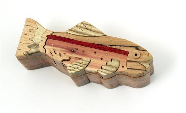 Small Trout Puzzle Box - Boxology