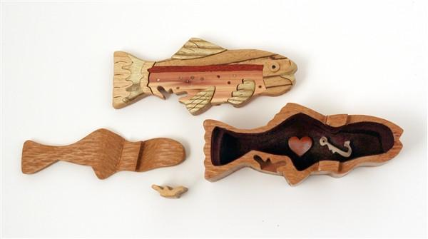 Small Trout Puzzle Box - Boxology