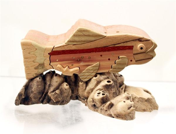 Small Trout Puzzle Box - Boxology