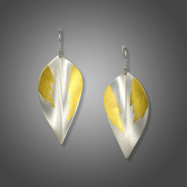 Gold Shield Earrings