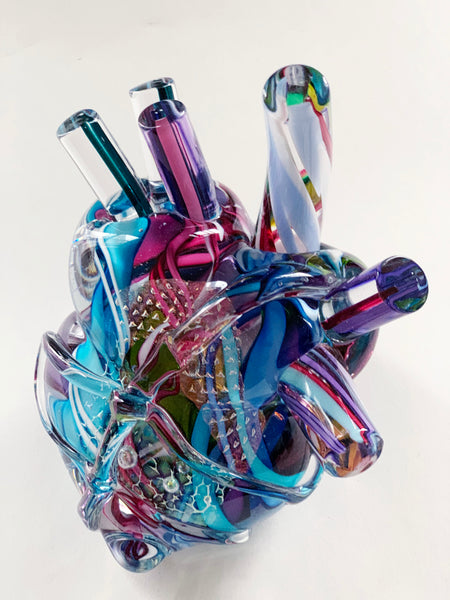 Anatomical Glass Human Heart