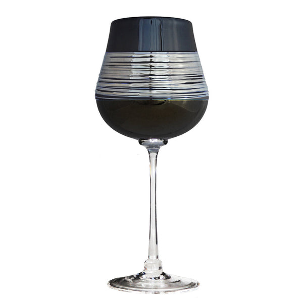 Silver Spun Wine Glasses