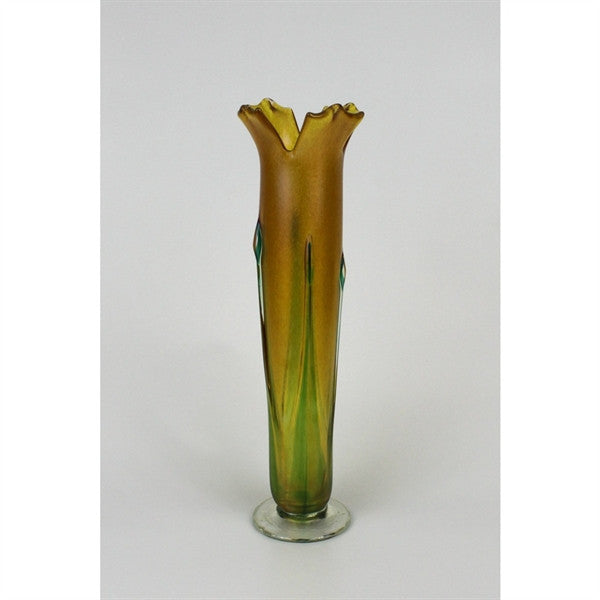 Iridized Flower Vase - Light Purple
