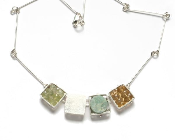 Large Square Cage Necklace - Ashka Dymel