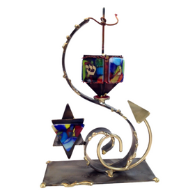 Whimsical Star Dreidel