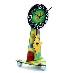 Desk Top Green Clock