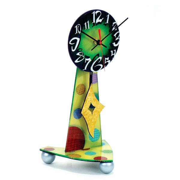 Desk Top Green Clock