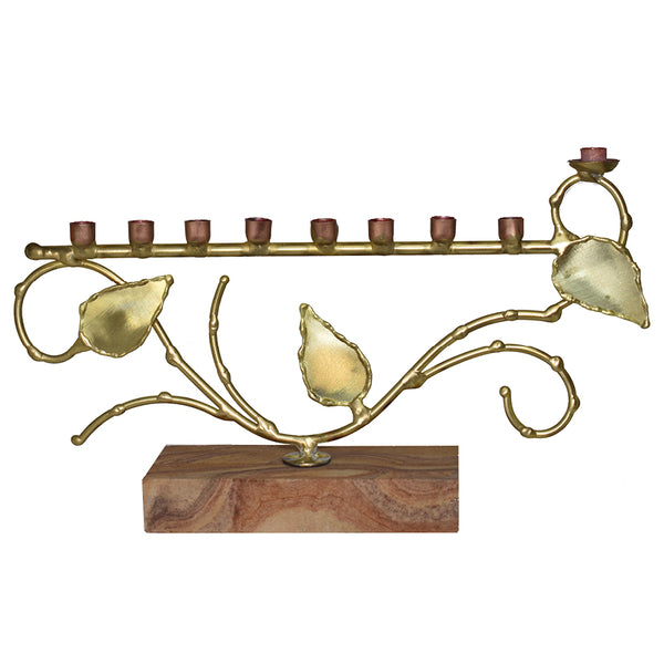 Small Tree of Life Menorah On Sandstone