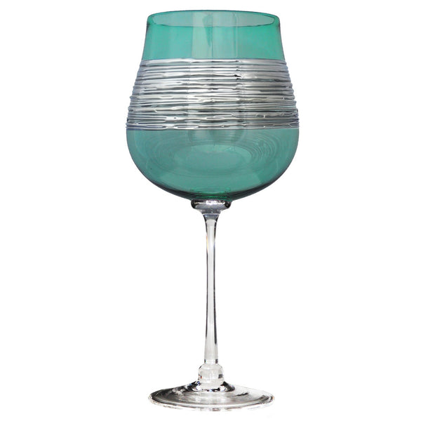 Silver Spun Wine Glasses