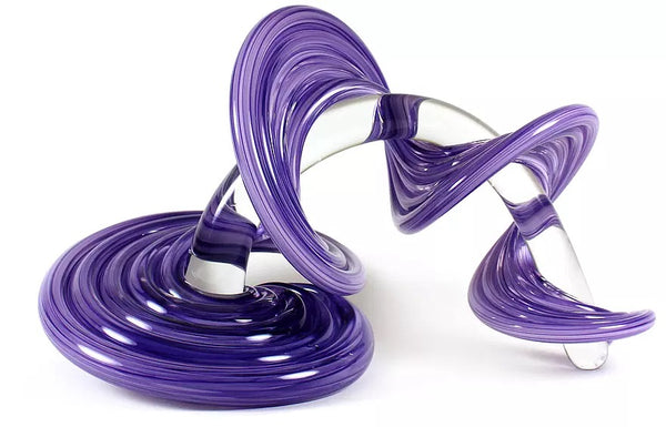 Heechee Sculpture - Clear/Purple