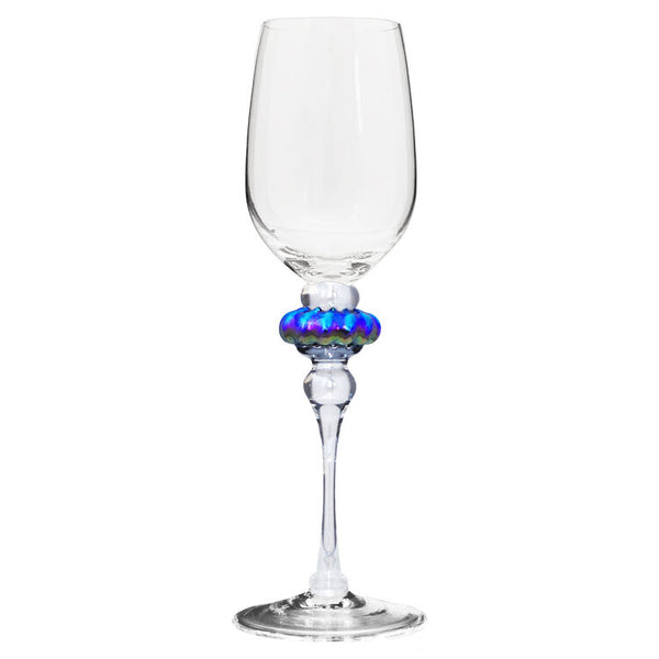 Aces White Wine Glass