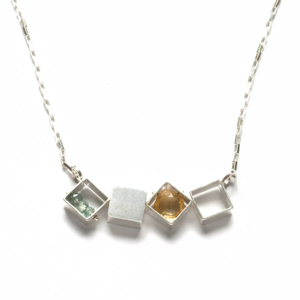 4 Small Squares silver - Ashka Dymel