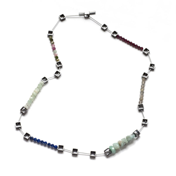 Multi Squares Chain Necklace