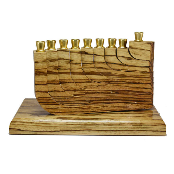 Adjustable Zebrawood Menorah