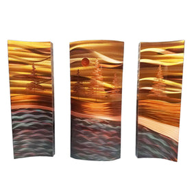 North Shore Lake Tryptic 26x36