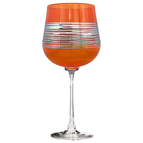 Silver Spun Wine Glasses