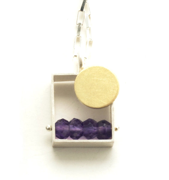 Bis Sunset necklace amethyst - Ashka Dymel
