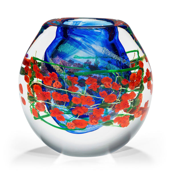 Red Roses Cased Vase