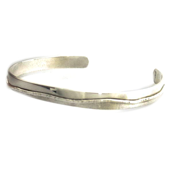 Sterling Silver Cuff with Wave Line - Jill O'Reilly