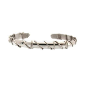 Sterling Silver Cuff with Wrap - Jill O'Reilly