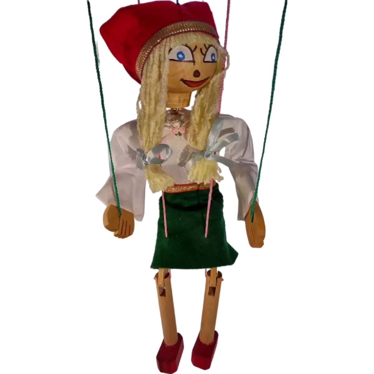 Goldilocks Marionette Wooden Puppet