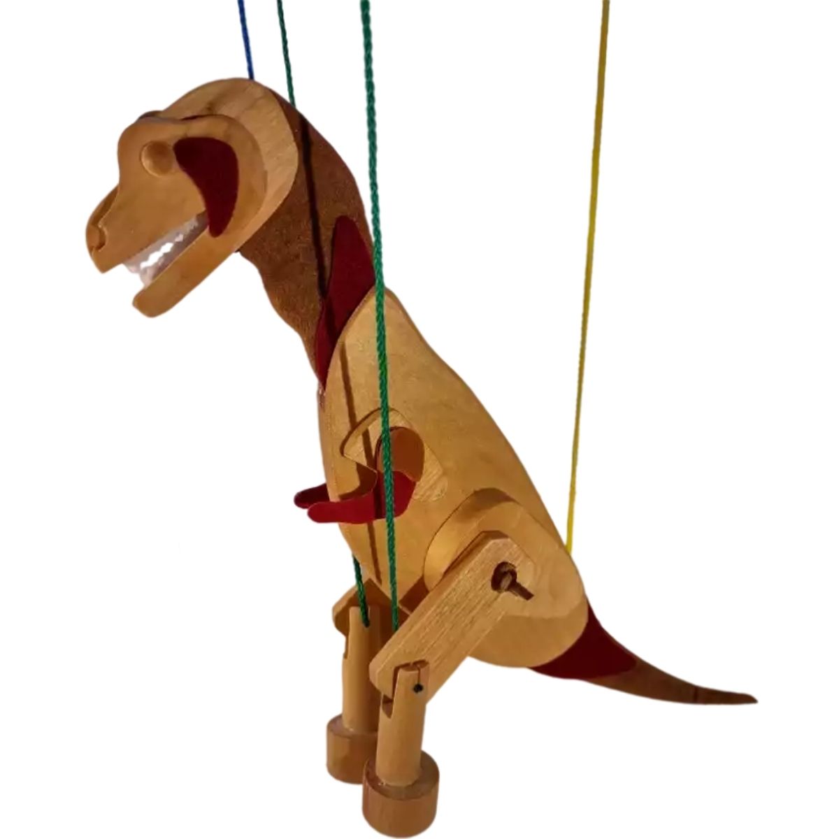 Tyrannosaurus Marionette Wooden Puppet