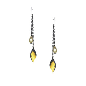 Chain Dangle with Pearl Earrings