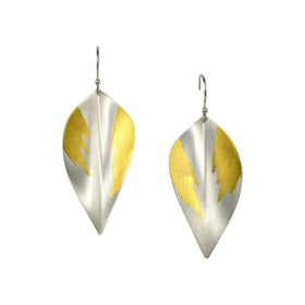 Gold Shield Earrings