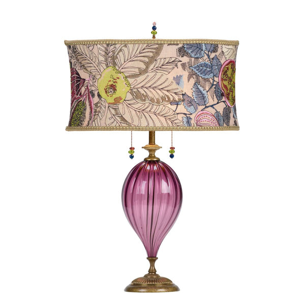 Olivia Purple Lamp