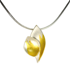 Double Gold Splash Earrings