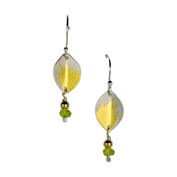 Small Drop with Peridot Earrings