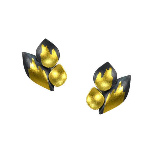 Small Grouping Leaf Earrings