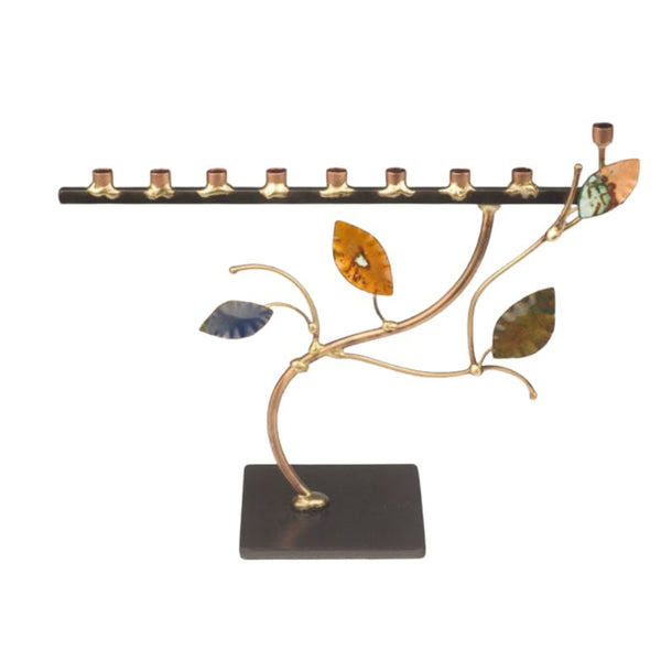 Metal Eternal Tree Menorah